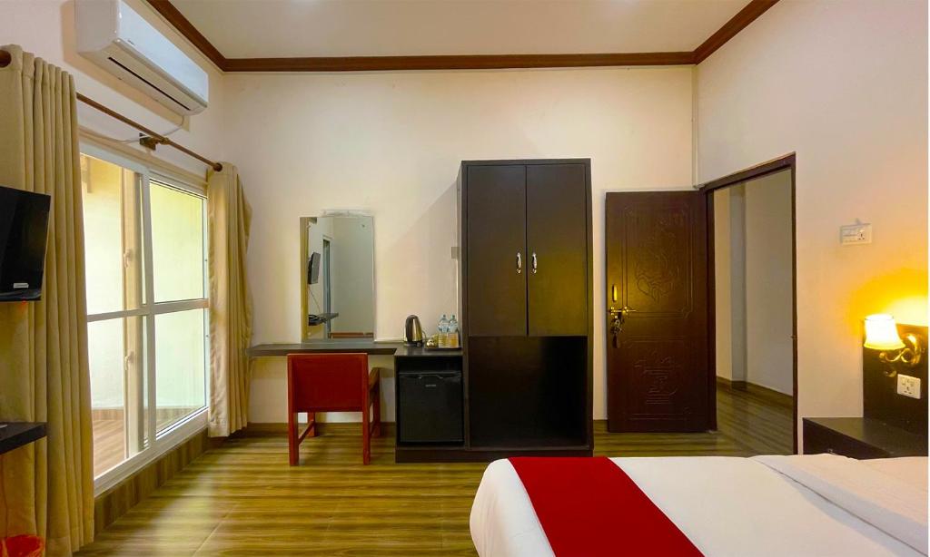 Letto o letti in una camera di Hotel Juju
