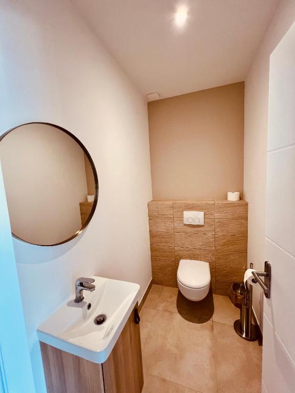 Łazienka w obiekcie Villa Livia Porticcio piscine 500m plage