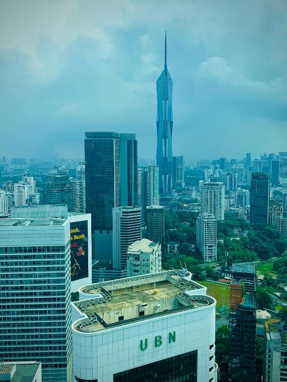 Nespecifikovaný výhled na destinaci Kuala Lumpur nebo výhled na město při pohledu z apartmánu