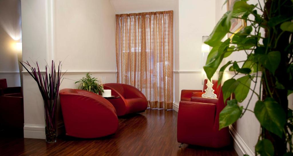 Posezení v ubytování Gambrinus Hotel