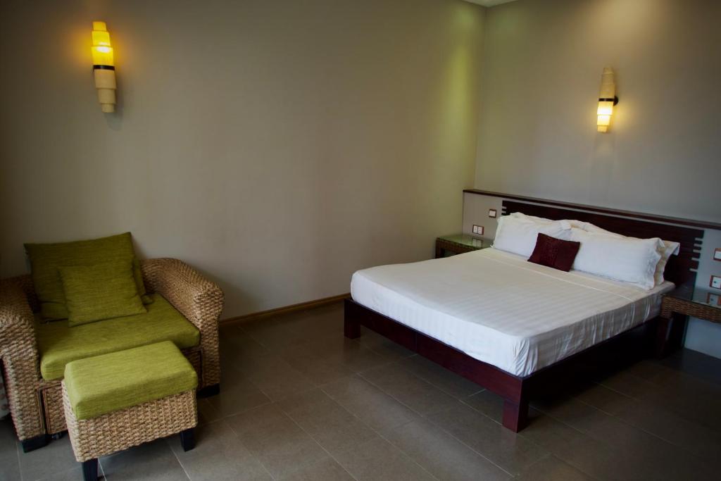 Postel nebo postele na pokoji v ubytování Dodola Lodge