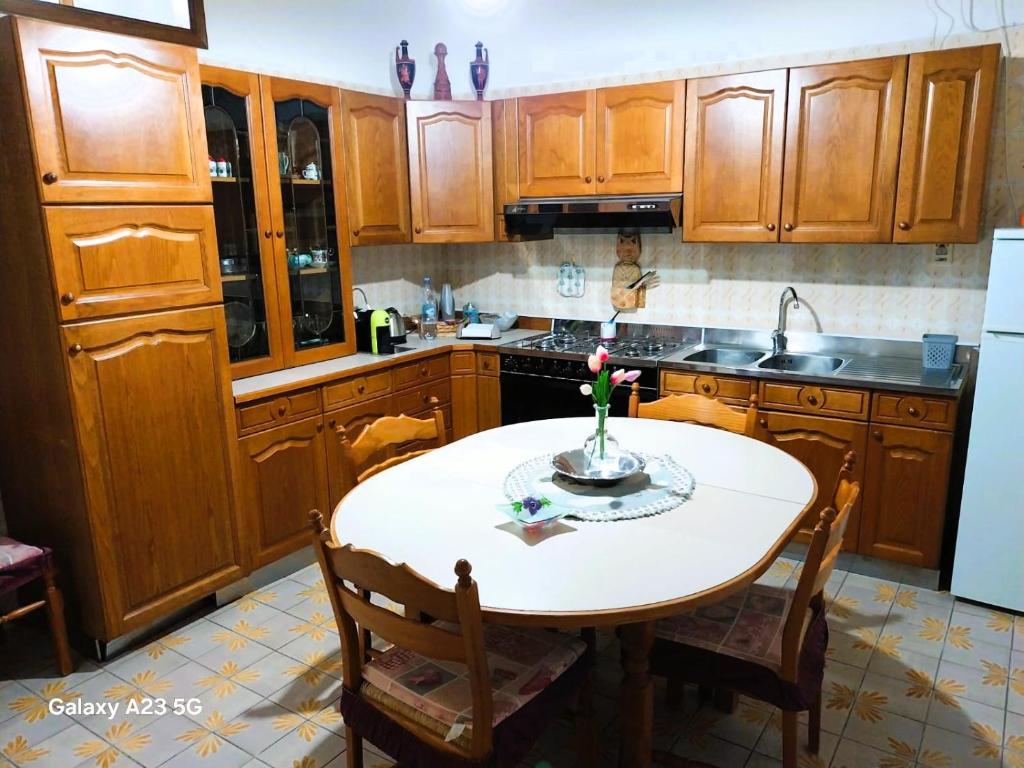 Kuchyň nebo kuchyňský kout v ubytování Casa Vacanze Nonna Tetta