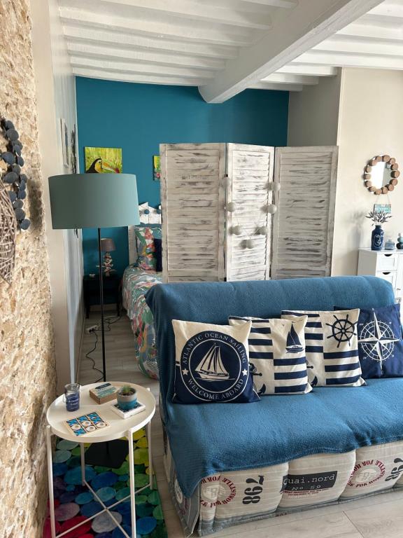 Posezení v ubytování Studio cosy de Luc