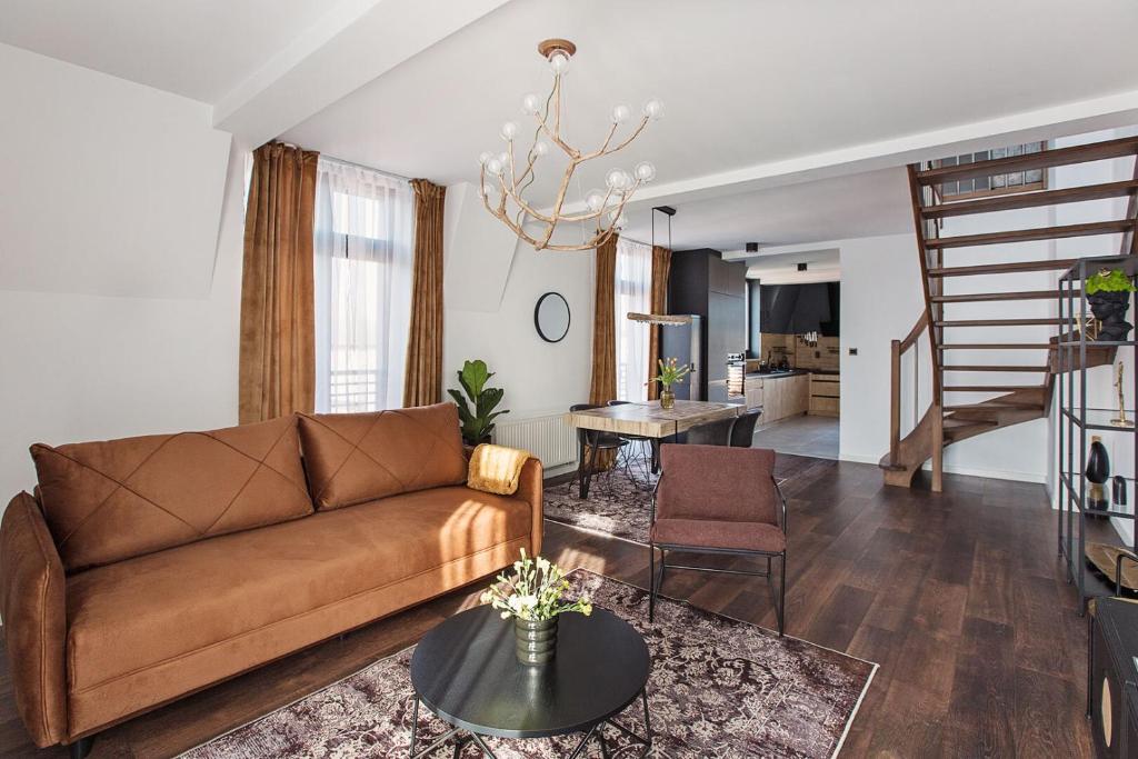 Posezení v ubytování Loft Gryfita