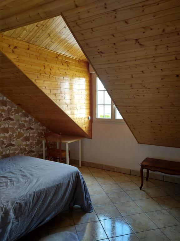 Postel nebo postele na pokoji v ubytování Maison Sérénité