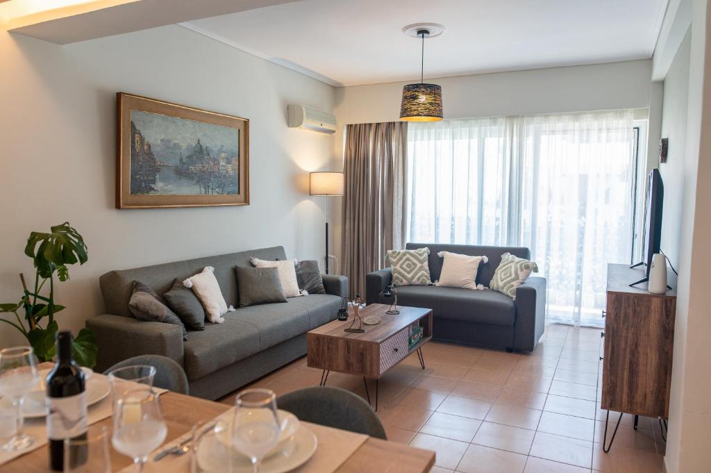 O zonă de relaxare la Vasmir Apartment