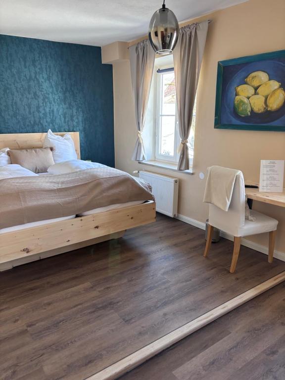 Postel nebo postele na pokoji v ubytování Hotel Ristorante Milano