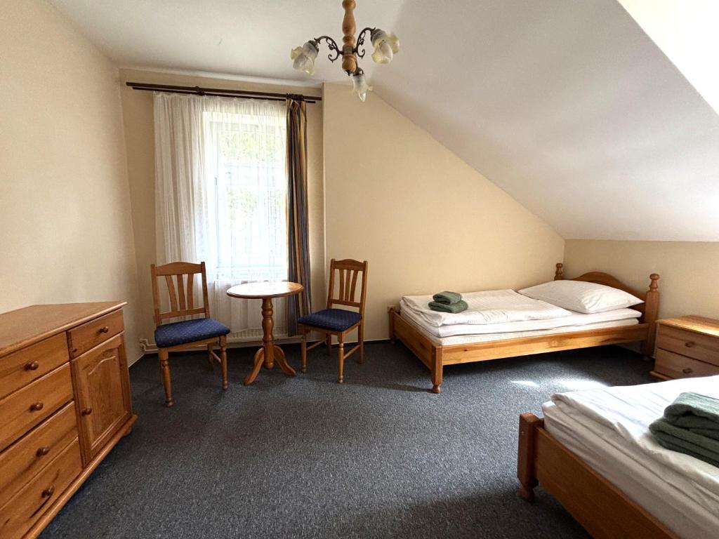 Postel nebo postele na pokoji v ubytování Villa Berolina