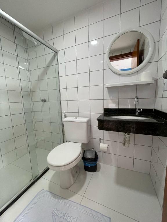 Koupelna v ubytování Inter Hotel