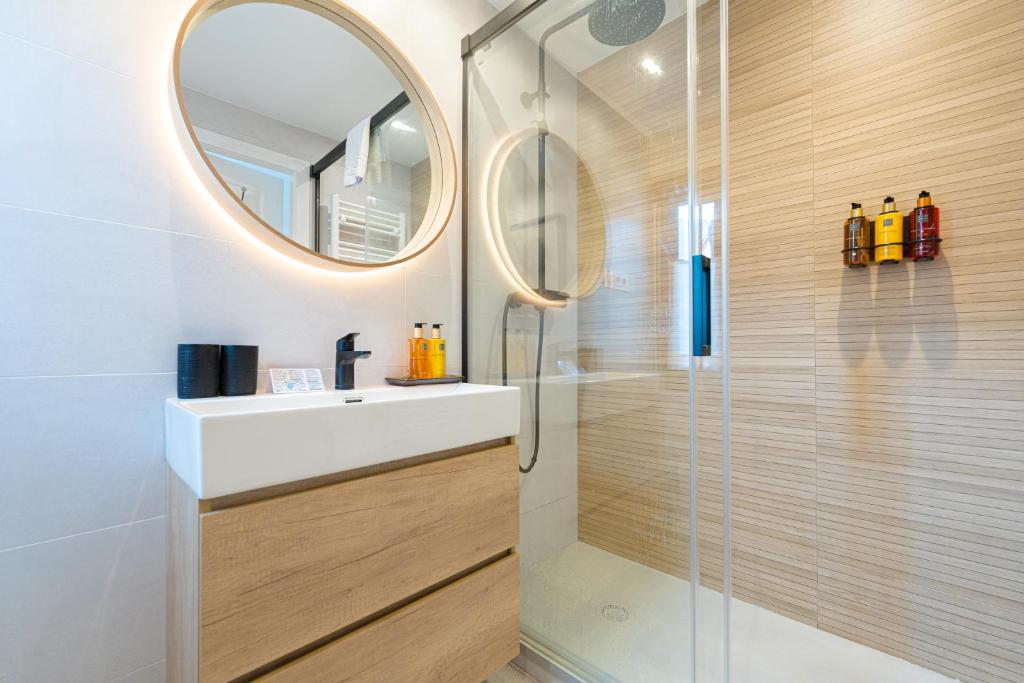 Koupelna v ubytování Hotel El Ciervo