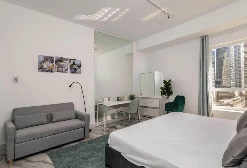 Posezení v ubytování Ahlan Premium Luxury Marina Cityview JBR