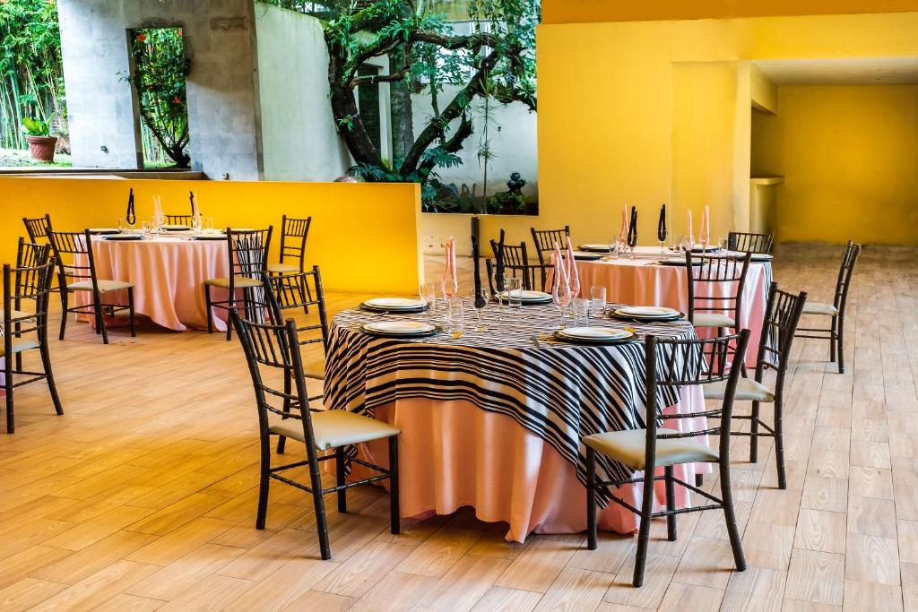 Restaurace v ubytování Capital O Hotel Central, Xalapa