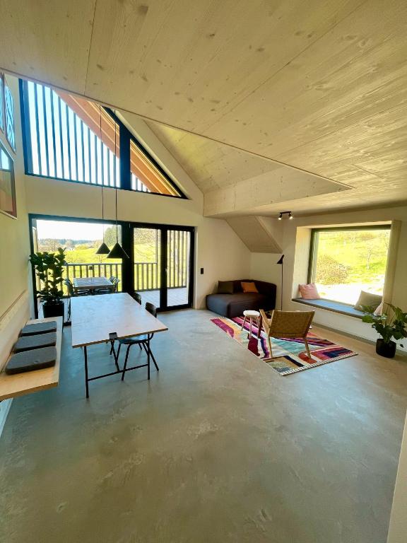 Posezení v ubytování Ferienappartements Bayer
