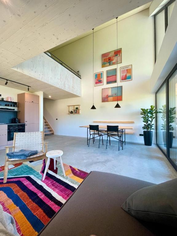 Posezení v ubytování Ferienappartements Bayer