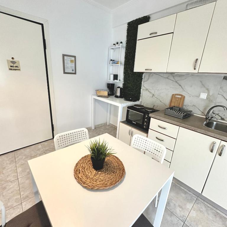 Kuchyň nebo kuchyňský kout v ubytování R&T Apartments