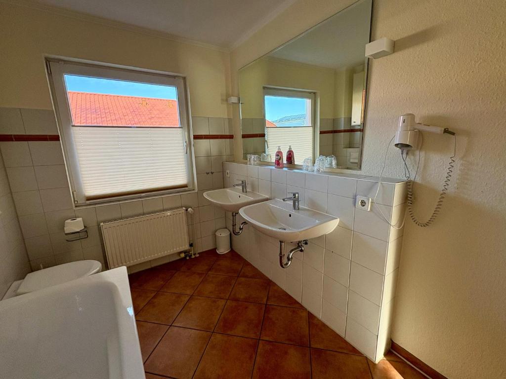 Koupelna v ubytování Ellen Hotel