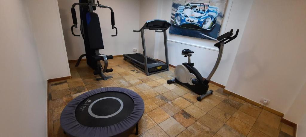 Fitness centrum a/nebo fitness zařízení v ubytování " NEW 2025 " Plein Vent 800m entrée Combes circuit Spa Francorchamps