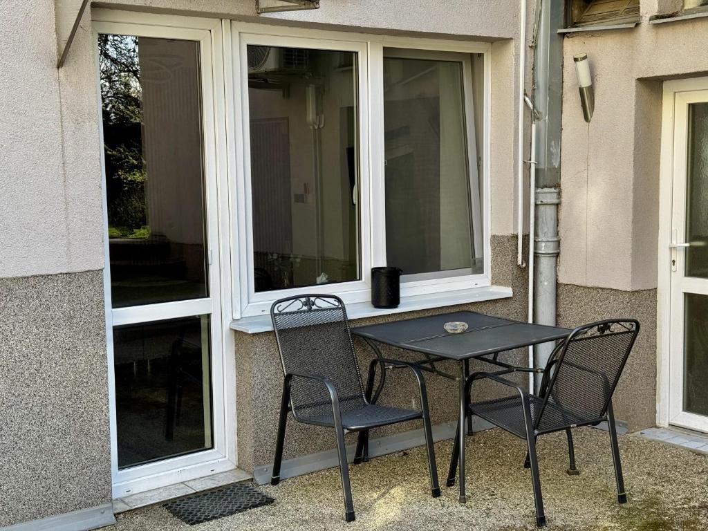 Balkón nebo terasa v ubytování Ubytování v Brně - Schodová