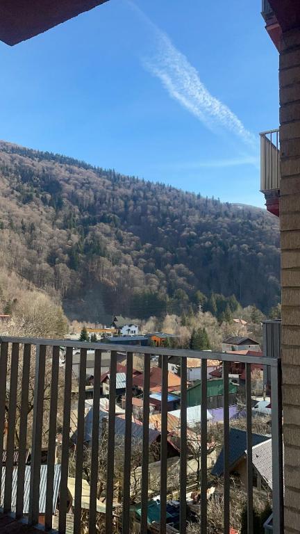 a view from the balcony of a house at Splendid view Sinaia in Sinaia