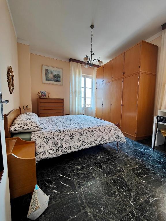 A bed or beds in a room at Residenza Il Gabbiano 2 - panoramic rooms
