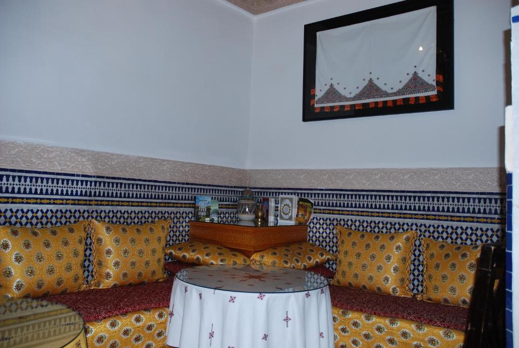 Posezení v ubytování Dar D'or Fes