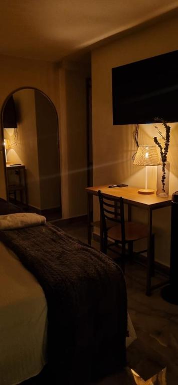 Postel nebo postele na pokoji v ubytování Hotel RUTA365