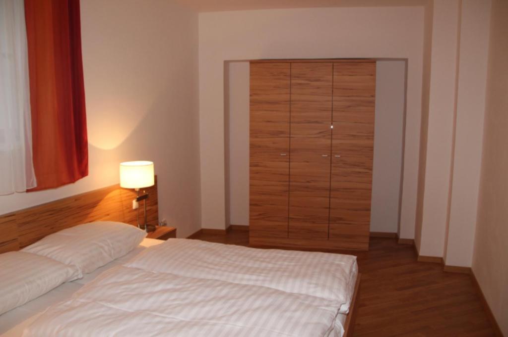 Postel nebo postele na pokoji v ubytování Zum Shambhala