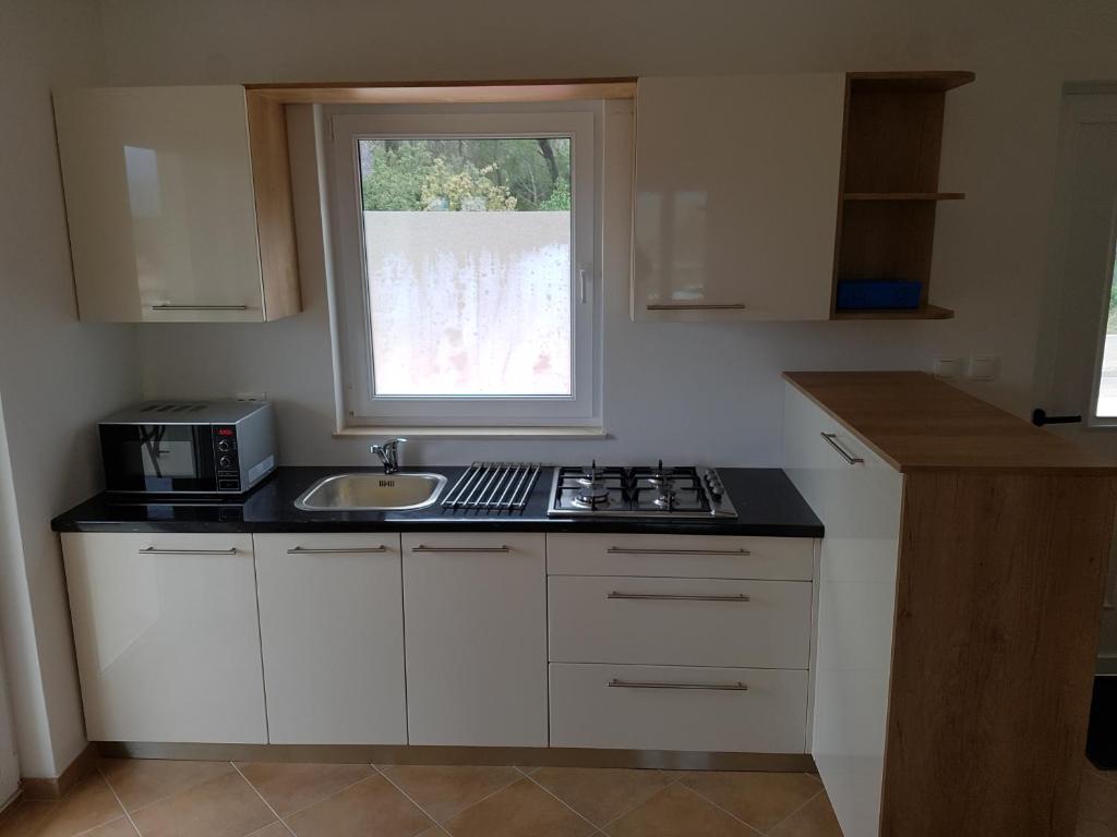 Kuchyňa alebo kuchynka v ubytovaní Apartments Villa Maslinica