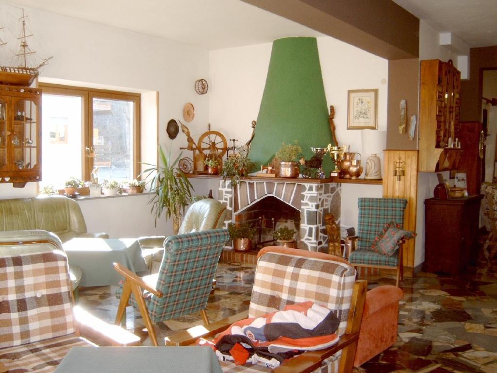 Posezení v ubytování Albergo Tirolo