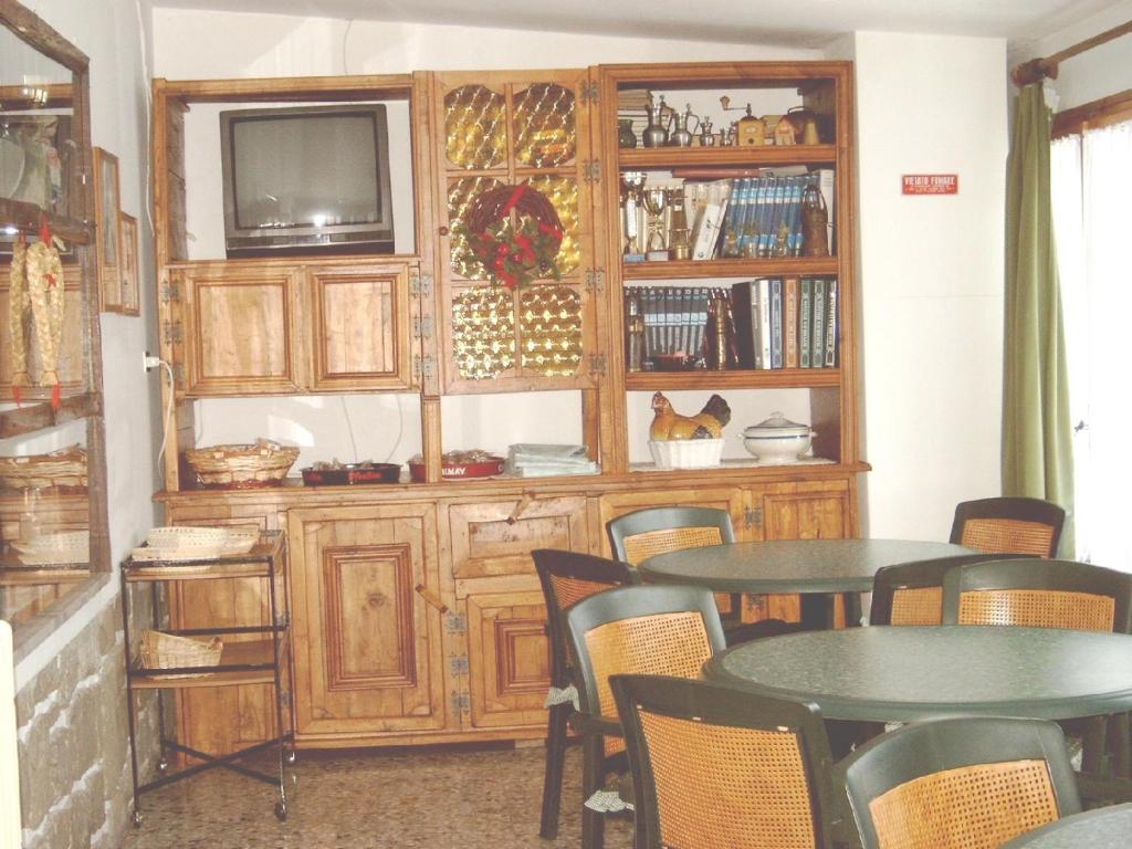 Kuchyň nebo kuchyňský kout v ubytování Albergo Tirolo