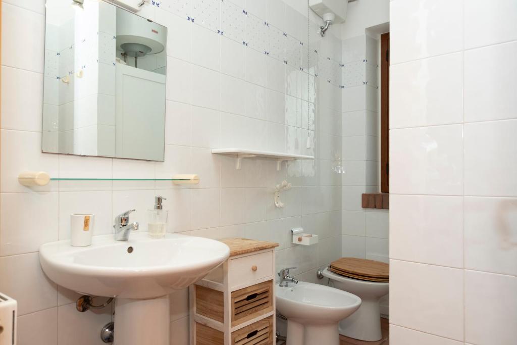 Łazienka w obiekcie Casa Ponente con Vista Mare a Macari