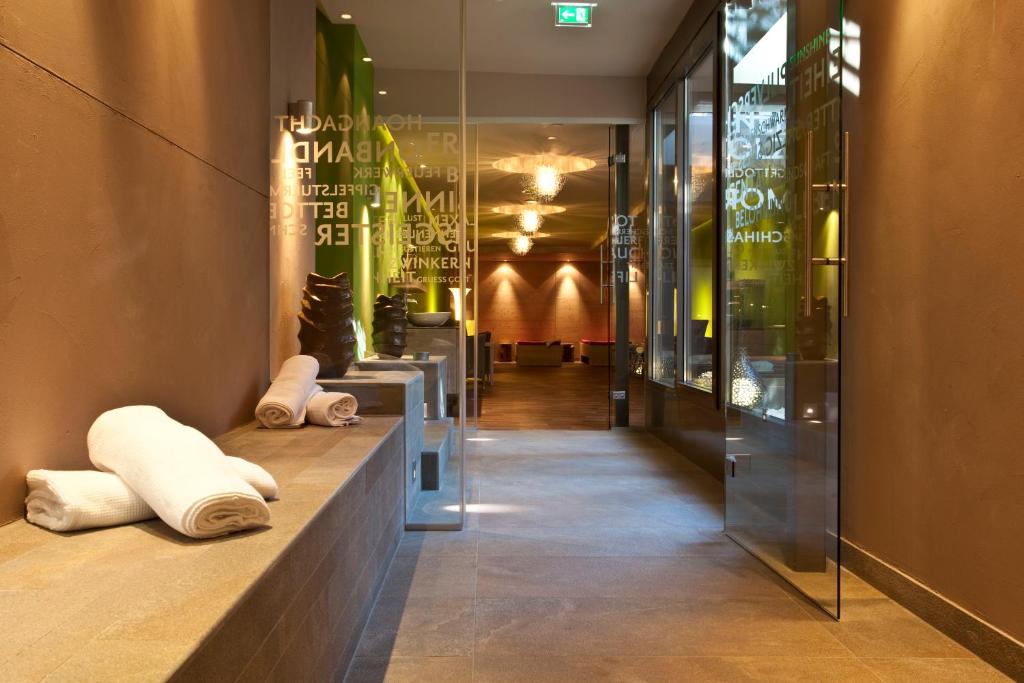Posezení v ubytování Hotel Bäckelar Wirt Superior