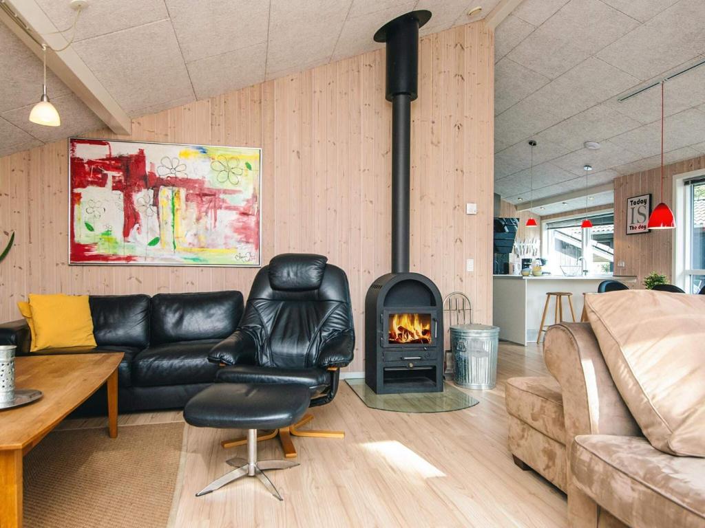 Posezení v ubytování Holiday home Oksbøl LXXXI