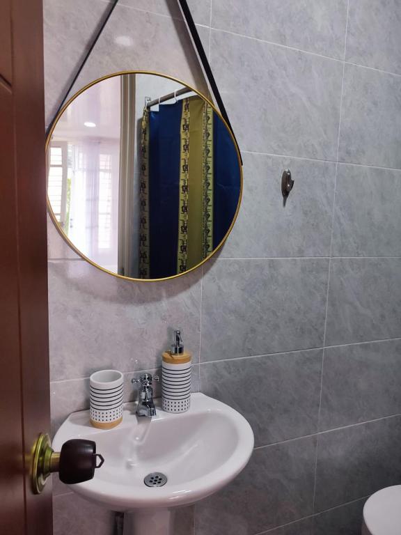 Koupelna v ubytování Apartaestudio Casablanca Choachí