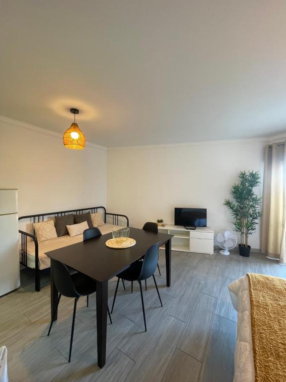 Posezení v ubytování Studio in Praia da Rocha