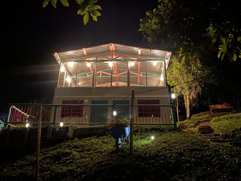 Jardí fora de Cabaña en Boquía