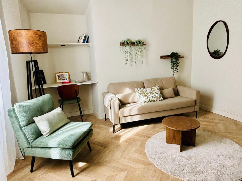 Posezení v ubytování Appartement Bastia centre ancien