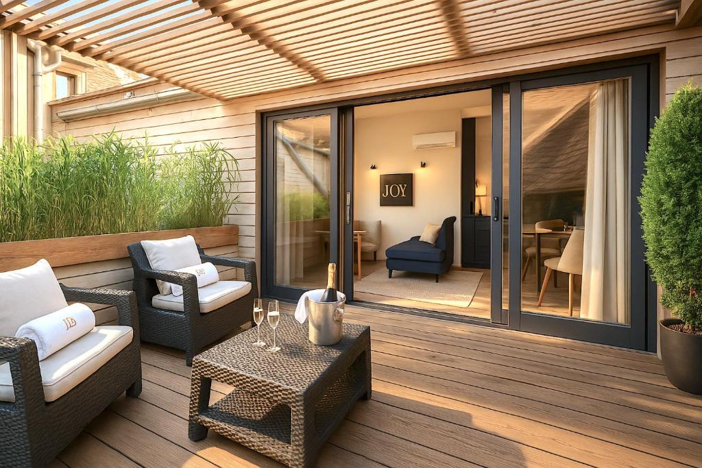 Χώρος καθιστικού στο MAYA Appartements & Suites