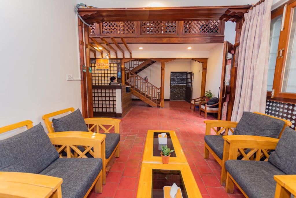 Posezení v ubytování Amber Royel Hotel