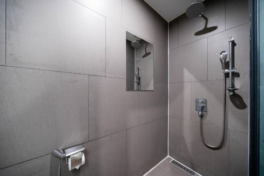 Koupelna v ubytování JB Design Hotel