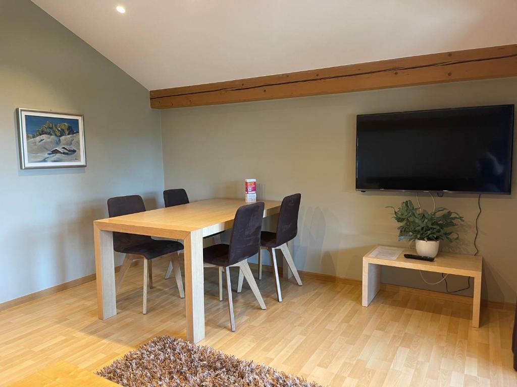 TV a/nebo společenská místnost v ubytování Premium Apartments Faselehof