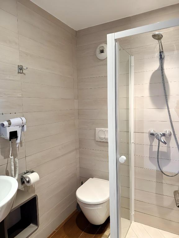 Koupelna v ubytování Hôtel Thalassa