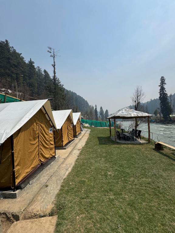 Příroda nedaleko luxury tent