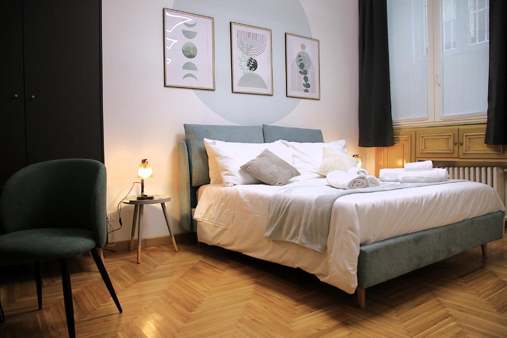 Postel nebo postele na pokoji v ubytování Casa Créa