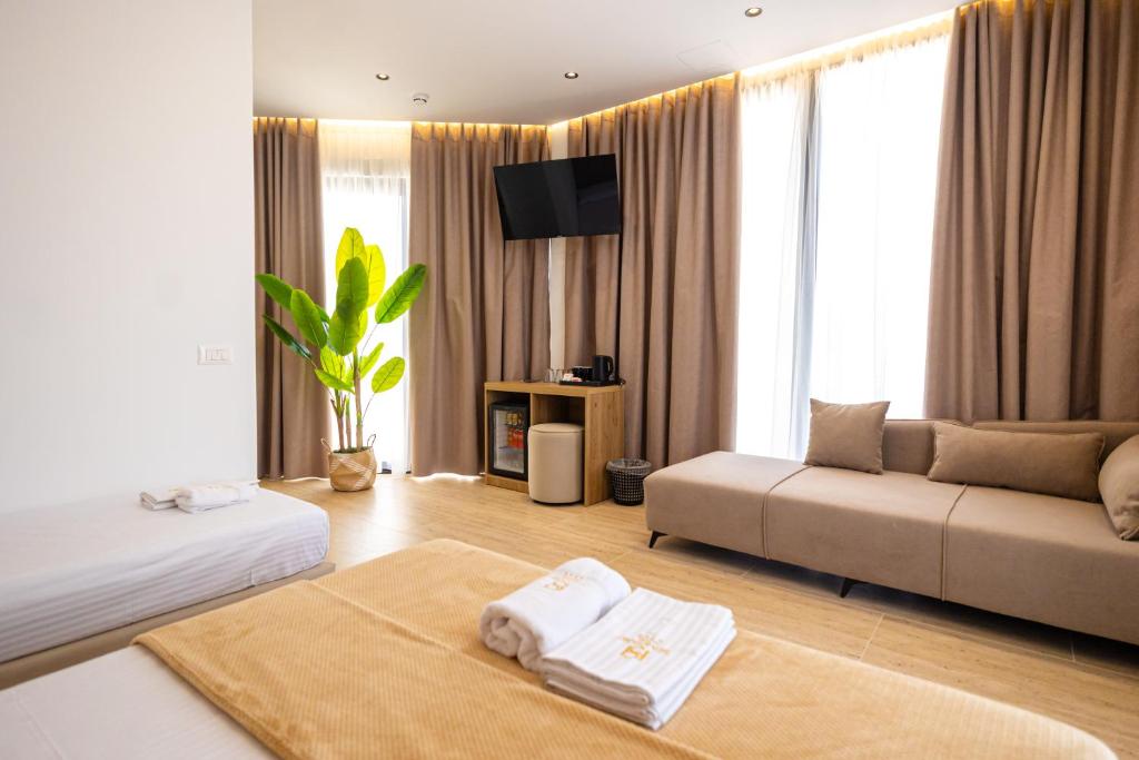 Sea & Sand Hotel - Vierbettzimmer Mit Gartenblick