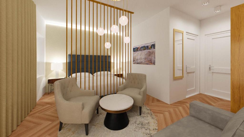 Część wypoczynkowa w obiekcie Hotel Pradell