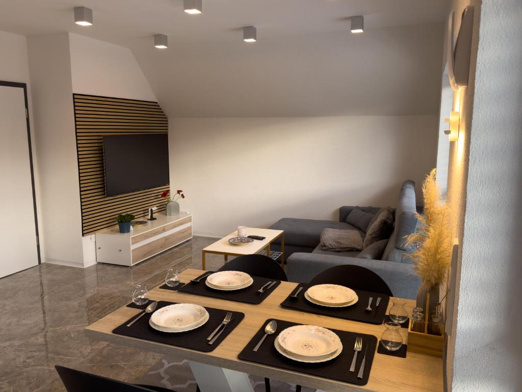 Un lugar para sentarse en Moderne Maisonette-Wohnung