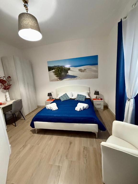 Postel nebo postele na pokoji v ubytování B&B Nonna Olga