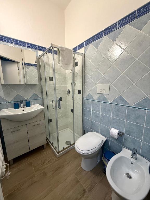 Koupelna v ubytování B&B Nonna Olga