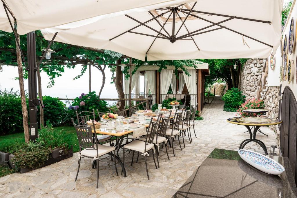 Restaurace v ubytování Villa San Cosma